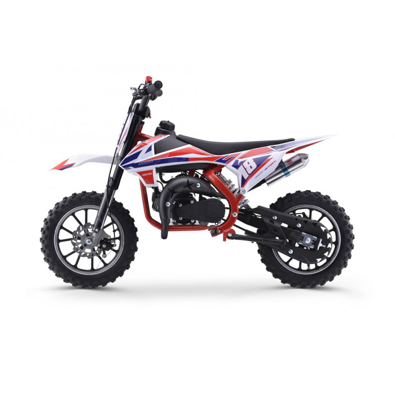 Minicross Leramotors Devil Deluxe 49ccm 2T - červená
