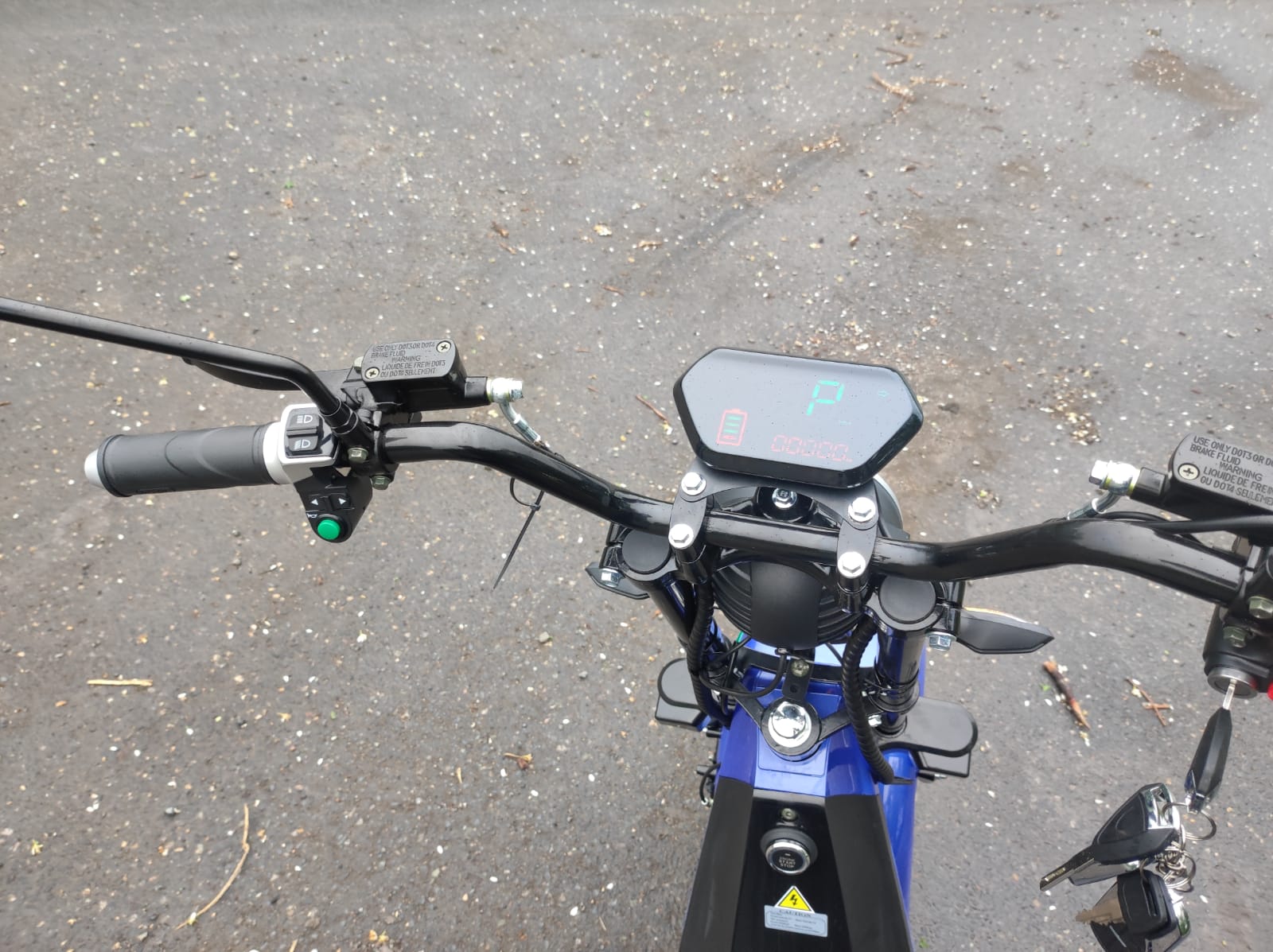 Elektrická koloběžka Lera Scooters C2  2000W modrá