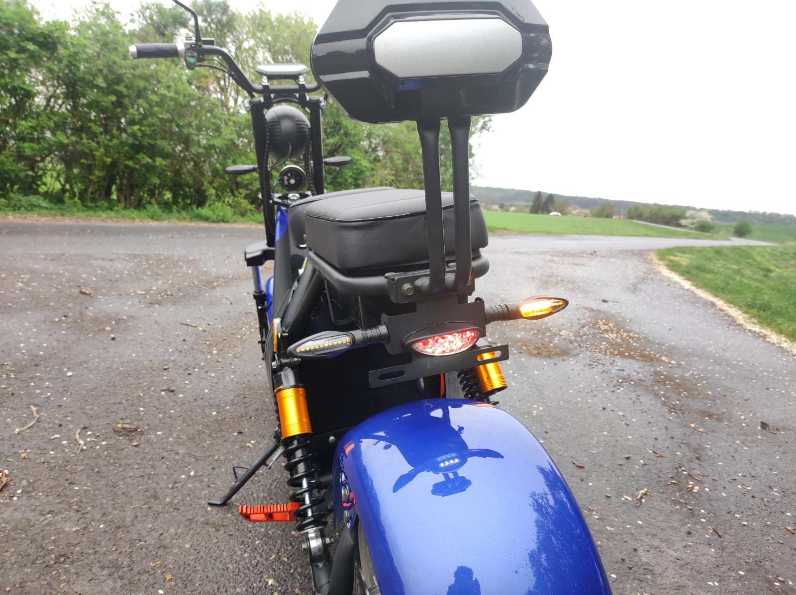 Elektrická koloběžka Lera Scooters C2  2000W modrá