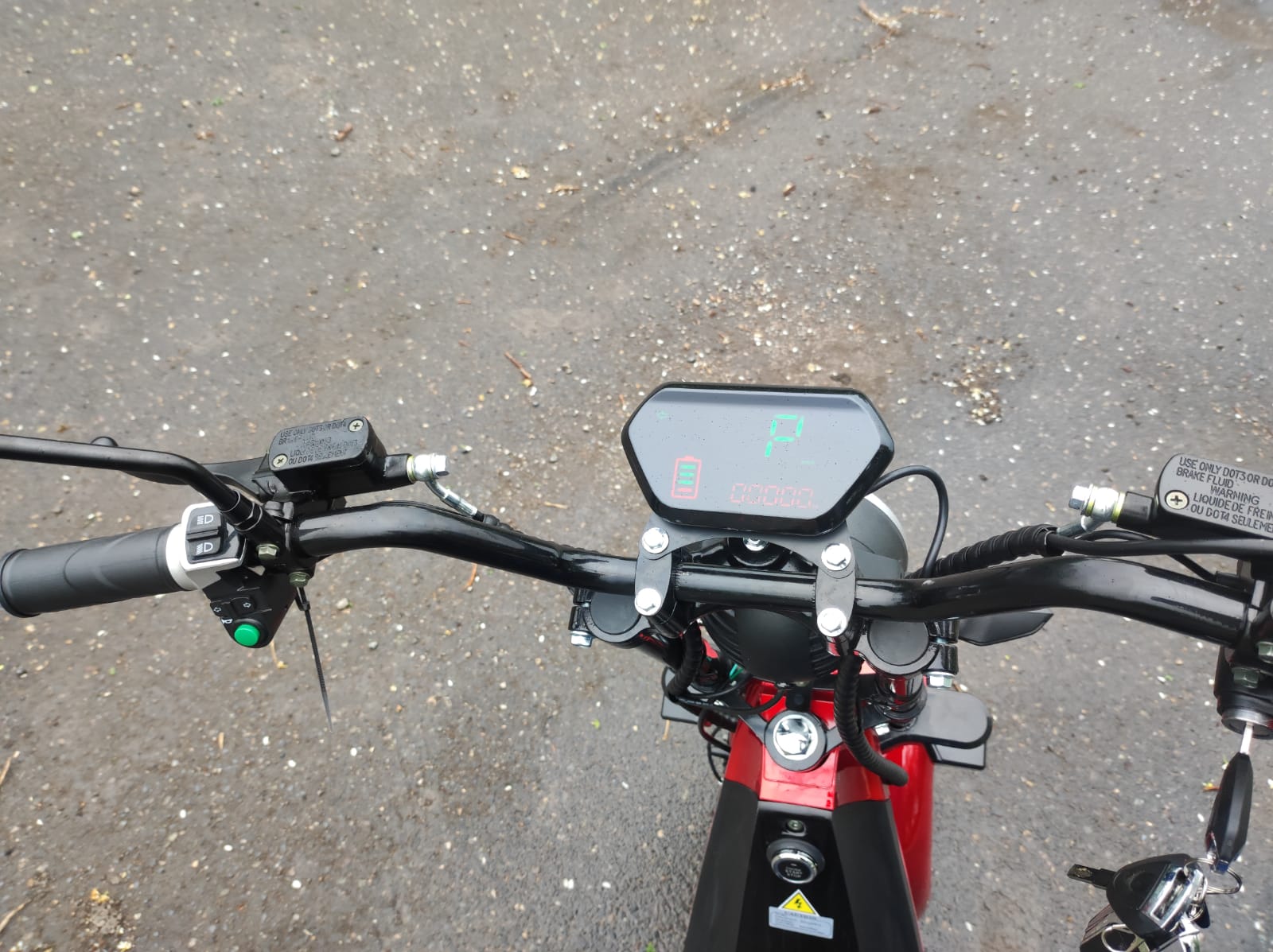 Elektrická koloběžka Lera Scooters C2 2000W červená