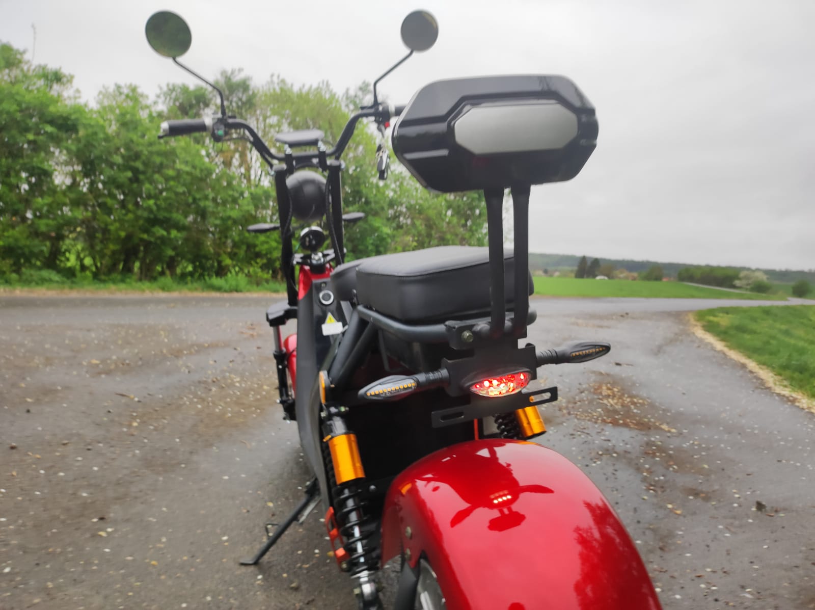 Elektrická koloběžka Lera Scooters C2 2000W červená