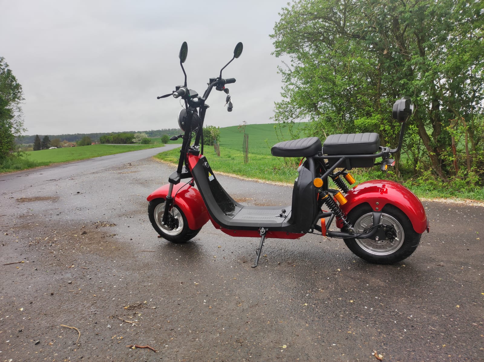 Elektrická koloběžka Lera Scooters C2 2000W červená