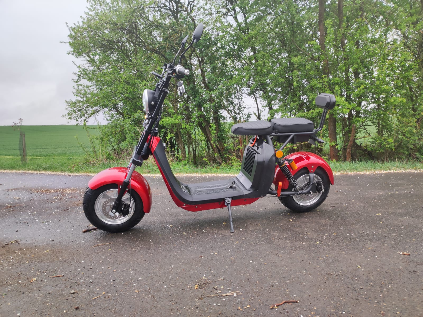 Elektrická koloběžka Lera Scooters C2 2000W červená